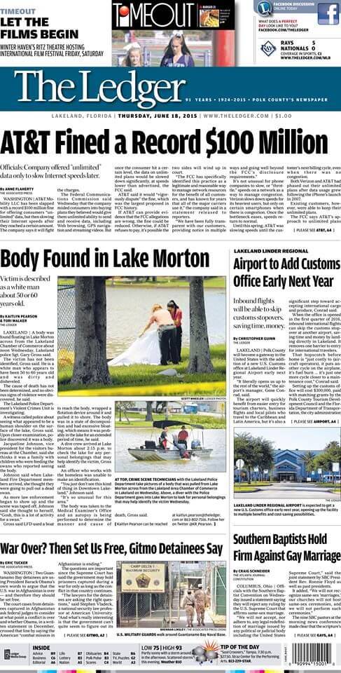 Florida Newspapers 17 The Ledger
