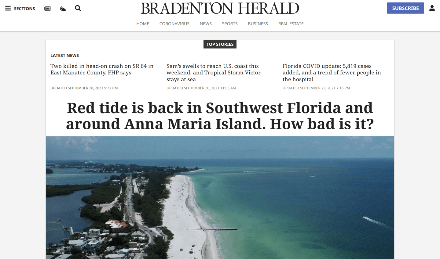 Florida Newspapers 23 Bradenton Herald website