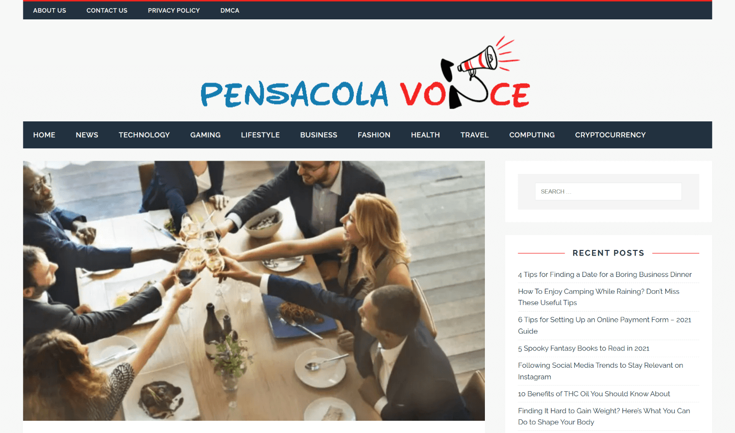 Florida Newspapers 41 Pensacola Voice website