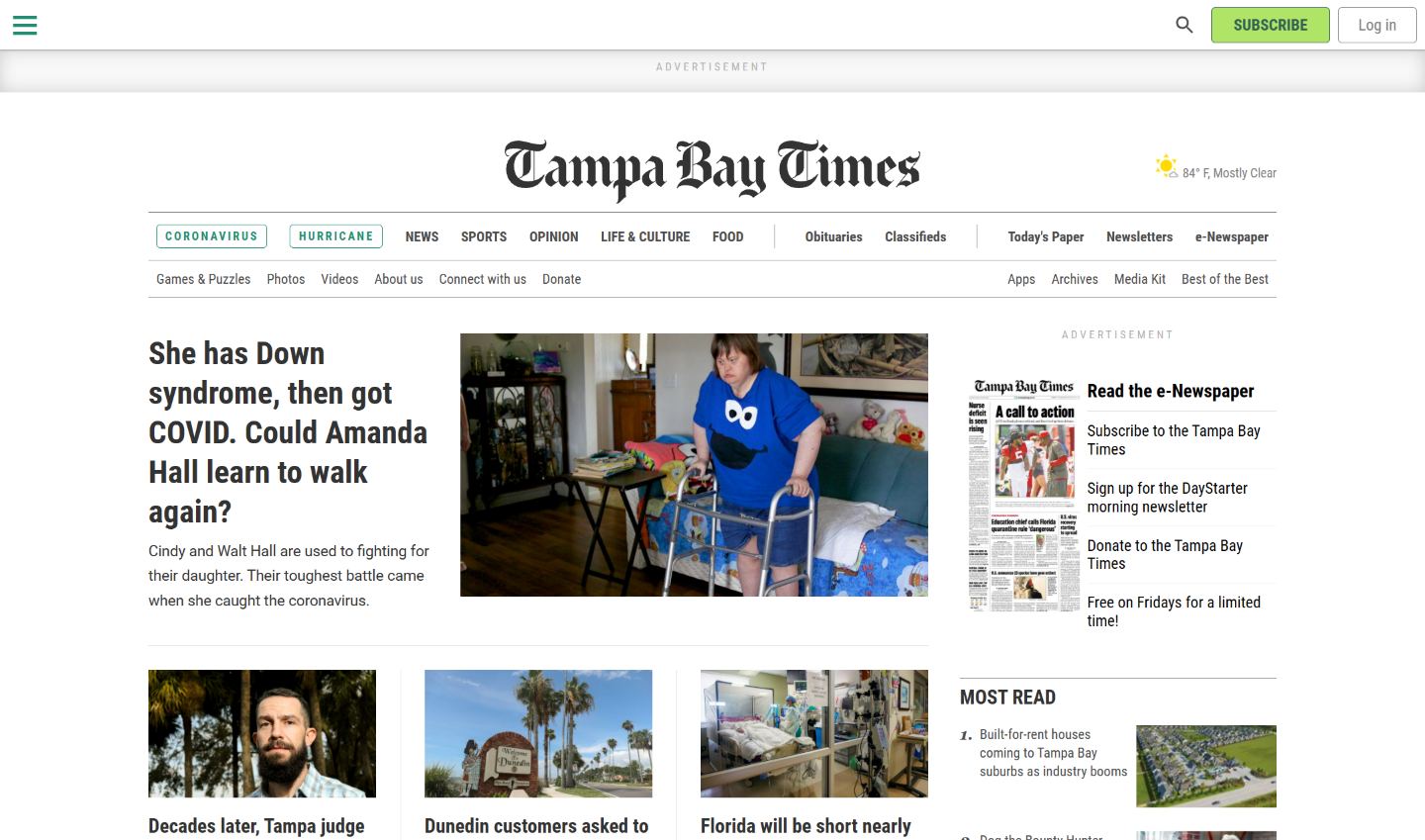 Tampa Newspapers 01 Tampa Bay Times website