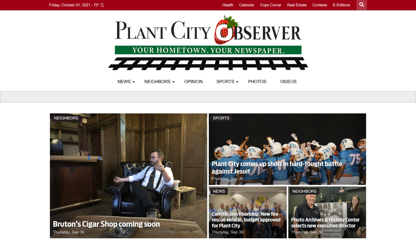Tampa Newspapers 06 The Plant City Observer website