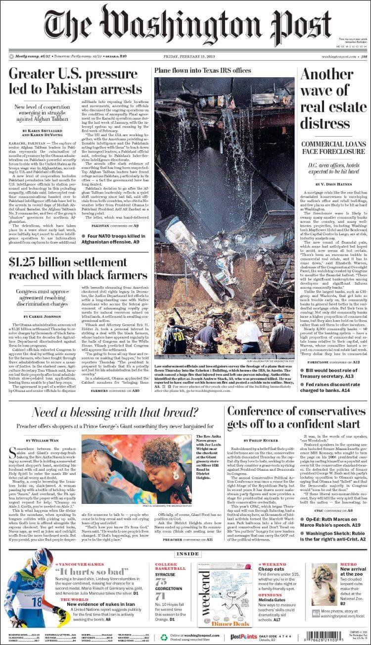 US newspapers 2 Washington Post